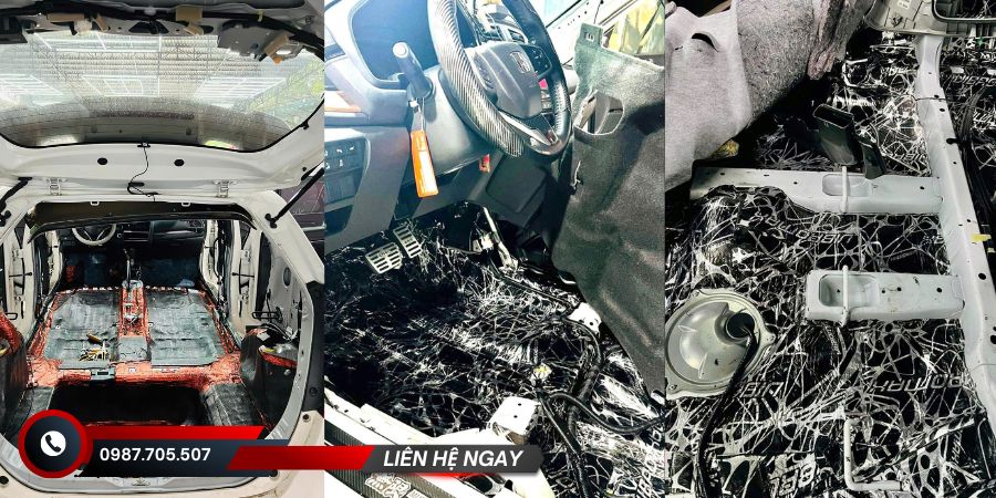 Quy trình dán cách âm, chống ồn cho ô tô