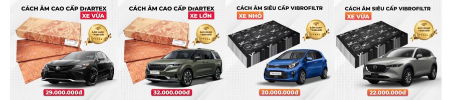 Báo giá dán cách âm ô tô mới nhất 2025