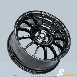 MÂM MẪU 1126X GLOSSY BLACK 16 inch 