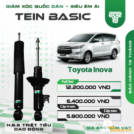 GIẢM XÓC CHO XE TOYOTA INNOVA (2004+) TEIN BASIC