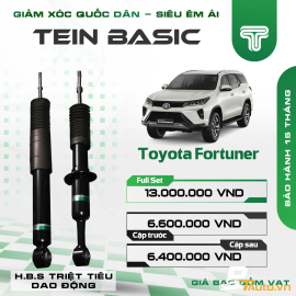 GIẢM XÓC CHO XE TOYOTA FORTUNER (2005+)TEIN BASIC