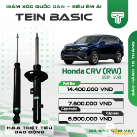 GIẢM XÓC CHO XE HONDA CR-V RW (2017-2021) TEIN BASIC TEIN BASIC