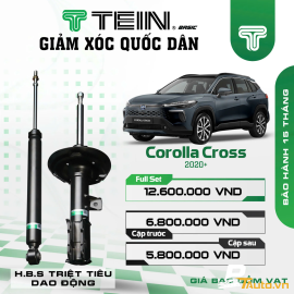 GIẢM XÓC CHO XE TOYOTA COROLLA CROSS (2020+)TEIN BASIC TEIN BASIC