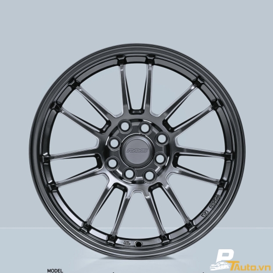MÂM MẪU 14033 MATTE BLACK 16 inch 