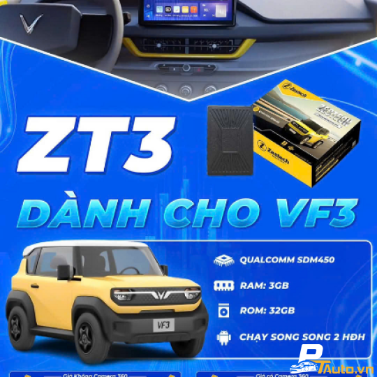 Màn Hình Android Zestech ZT3 Vinfast VF3 