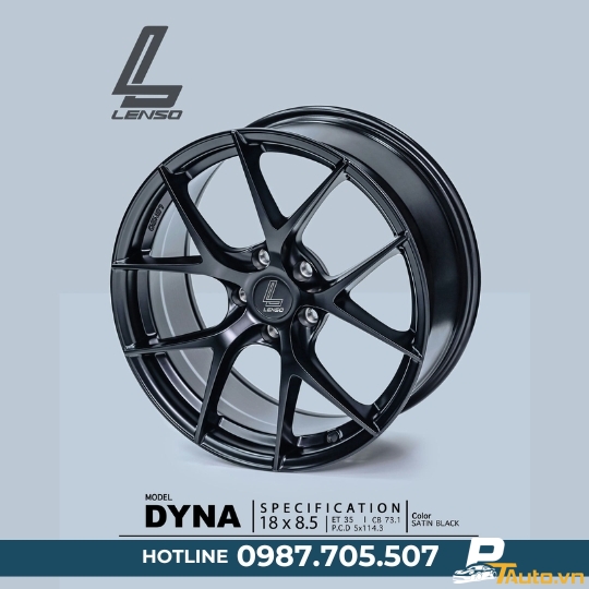 MÂM LENSO JAGER DYNA SATIN BLACK 18″