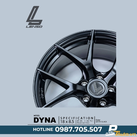 MÂM LENSO JAGER DYNA SATIN BLACK 18″